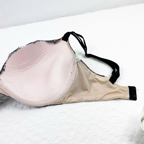 BUY 1 GET 1 FREE Victorias Secret Very Sexy 34DDD lace pink and black bra linger - Picture 4 of 10